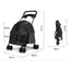 Foldable Pet Stroller - Perfect for Small Dogs, & Puppies