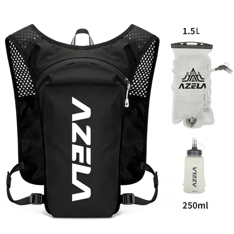 Outdoor Trail Running Ultralight Backpack Hydration Jogging Vest Men Breathable Marathon Bicycle Bag Water Bottle 250ML/1.5L