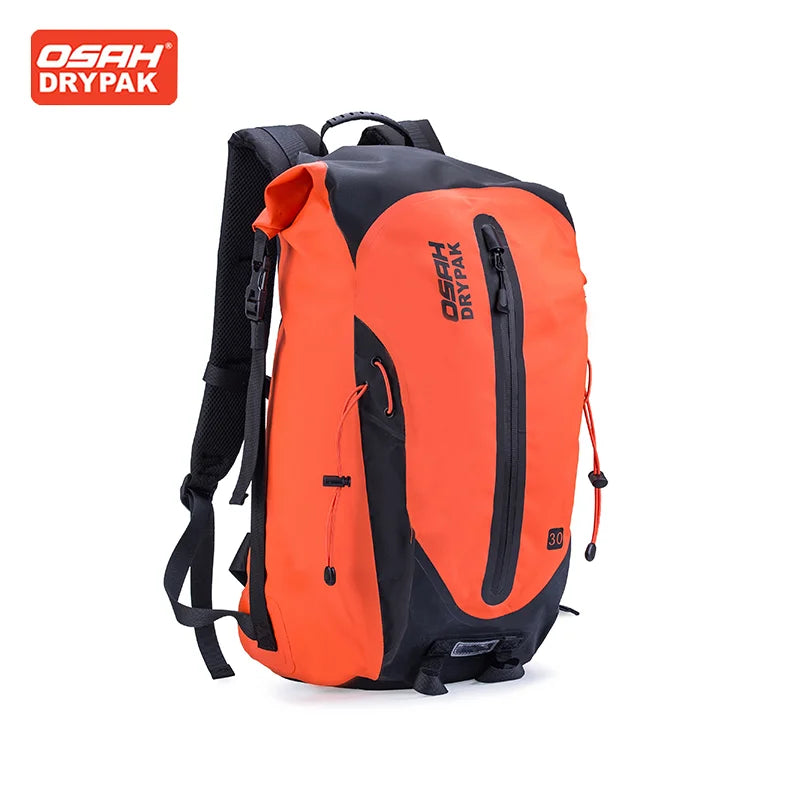 OSAH 30L Waterproof Pack Large Capacity Outdoor Travel Backpack Sports For Hiking Camping Cycling Motorcycle Riding Gears Bag