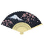 Portable Bamboo Folding Fan Bamboo Handle Japanese Style Props Fan Paper Home Decoration Fan