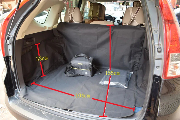 Car Boot Liner Protector For Dog Nonslip Waterproof Pet Cargo Cover Anti-Scratch Tear-Resistan Trunk Cover Mat Travel Universal