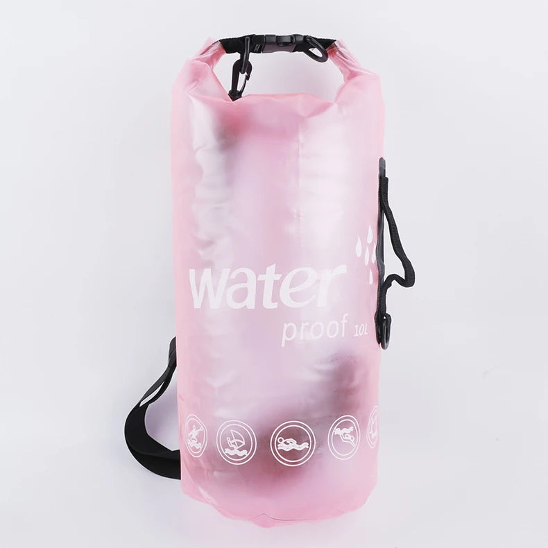 10L 20L PVC Waterproof Bag Boating Swimming Man Women Outdoor Diving Rafting Floating Ocean Water Lightweight Portable Bags