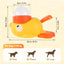 Dog Interactive Treat Dispenser Toy, Food Puzzle Slow Feeder, 2-in-1 Durable Cute Duck Shaped Design for Small Medium Dogs and Cats, Interactive IQ Training Reduces Bloating