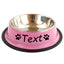 Personalized Stainless Steel Pet Bowls - Custom Name, Non-Slip, Colorful, Multi-Size