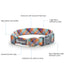 Adjustable Puppy Dogs Collar Medium Large For Dog Choker Ring Durable Reflective Nylon Pet Cat Collar Breathable Bulldog Harness