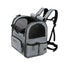 Dog Carrier Bag Pet Double Shoulder Backpack Sturdy Frame Breathable Foldable Dog Double Doors Bag Fits 20 lbs Pets Travel Set