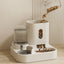 Automatic cat feeder with water dispenser, 5L large capacity pet food dispenser, intelligent timed dog bowl, BPA free