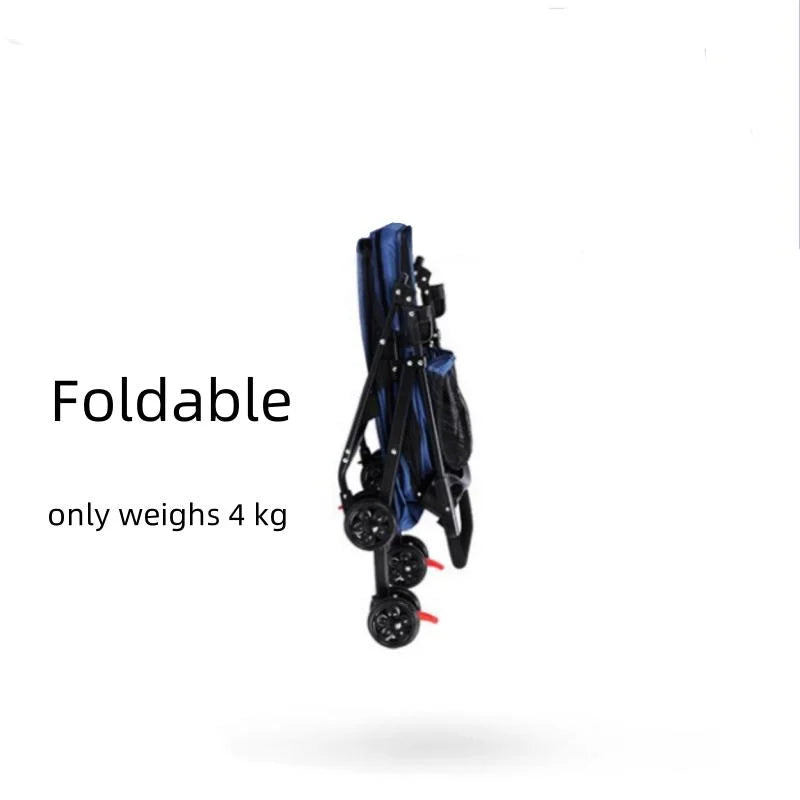 Foldable Pet Stroller - Perfect for Small Dogs, & Puppies
