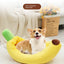 Banana Boat Dog House All Seasons Universal Cat House Summer Removable an d Washable Teddy corgi Bears Small and MediumDog Pet