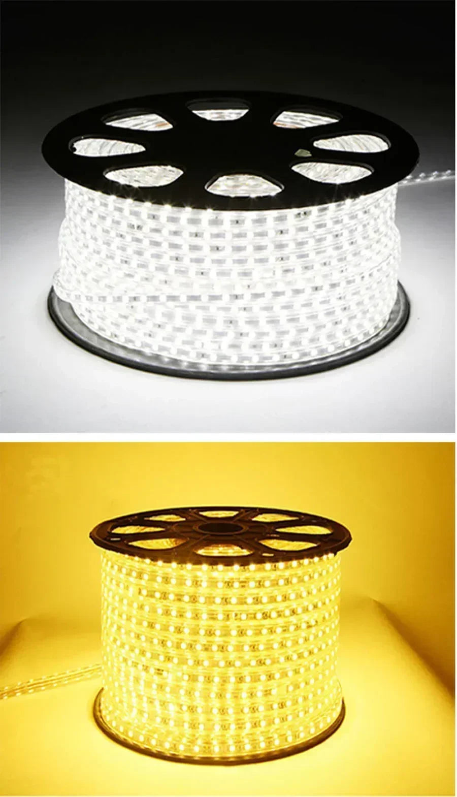 Led Strip Lights 220V Waterproof 1M 2M 3M 5M 10M 20M White Led Tape 220 Volt Red Green Blue Led Lighting 5050 Smd 60Leds/M Diode