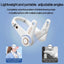 【2023 New】New Portable All Angles Neck Fan, Hands Free Bladeless Fan, Wearable with Headphone Design,Rotatable hanging neck