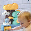 Children's Take A Shower Paddle Toys Cartoon Animals Dinosaurs Spin Water Spray Waterwheel Bath Toy Kids Delight Shower Toy Gift
