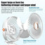 Xiaomi Clip-on Fan 5 Speed Quiet Rechargeable Home Desktop Portable Air Circulator Wireless Fan Light With LED Display For Camp
