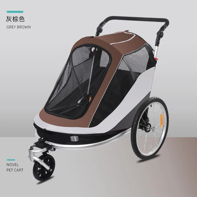 Spacious Pet Trailers - Connects to Bicycles
