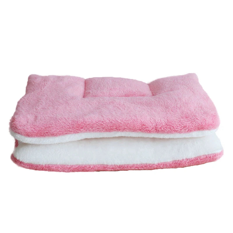 Flannel pet pad dog bed thickened sleeping pad dog blanket suitable for Chihuahua Labrador puppy kitten small large dog pet rug