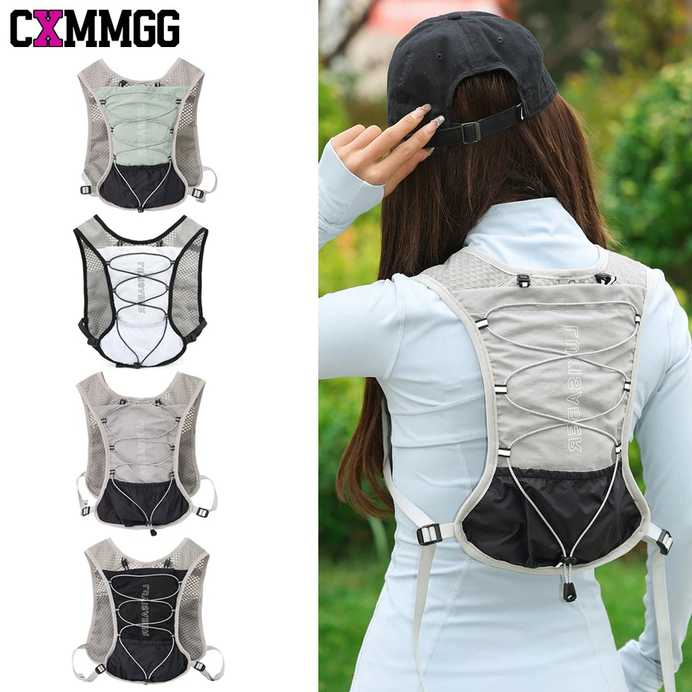 1PCS Hydrated Backpack,5L Running Vest, Hiking Backpack,Suitable for Running, Hiking, Marathon, and Both Men and Women Cycling