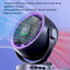Digital Display Desktop Remote Control Fan 720 Degree Rotation Adjustable Clip-on Fan Office High Speed Turbine Powerful Fan