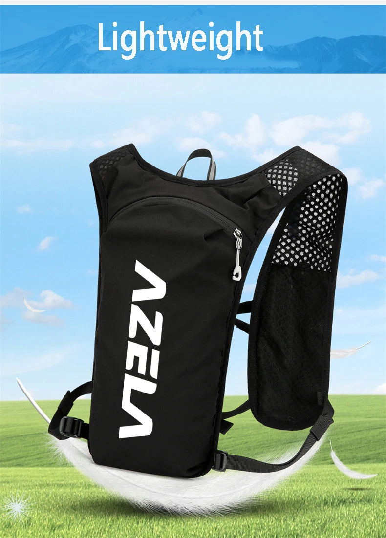 Outdoor Trail Running Ultralight Backpack Hydration Jogging Vest Men Breathable Marathon Bicycle Bag Water Bottle 250ML/1.5L