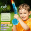 Electric Water Gun Outdoor Toys LED Light Sound Effects Flame Spray High Pressure High Speed Squirt Gun for Kids Adults Summer