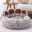 Dog Bed Cat Pet Sofa Cute Bear Paw Shape Comfortable Cozy Pet Sleeping Beds For Small Medium Large Soft Fluffy Cushion Dog Bed