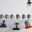 6Pcs Simulation Human Skull Head Ghost Garden Doors Hanging Courtyard Pendant Ornament for Home Bar Halloween Party Decorations