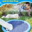 Splash Pad for Dogs Kids Outdoor Water Play Mat Sprinkler Toy Non-Slip Dog Pool Summer Backyard Fun Durable Pet Water Mat