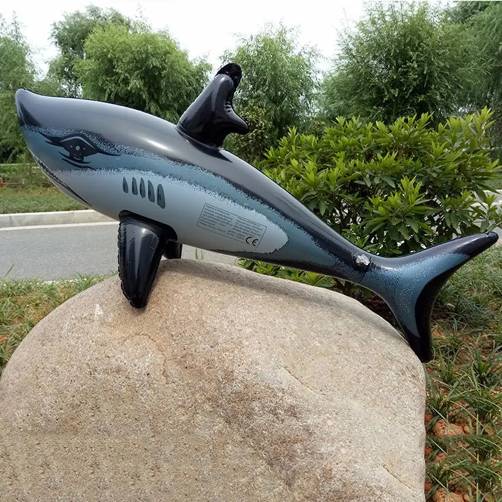 Floating Shark Float Toy Kids Adults Inflatable Water Swimming Pool Simulation Whale Fish Animals Toys Pool Playing With Water
