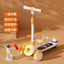 Cycling City Foldable Space Children's Scooter With Seat Push Handle Baby Toy Car Super Load-bearing Music Flash Wheel Scooter
