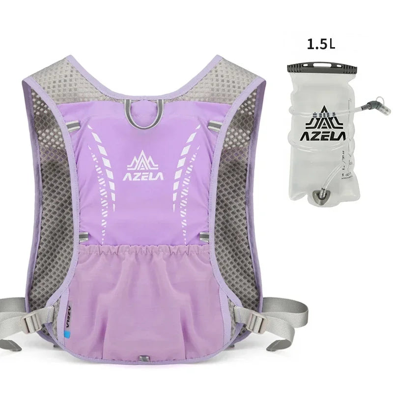 Outdoor Trail Running Backpack Ultralight Women Men Running Race Hydration Vest Marathon Bicycle Bag for Marathon Hiking Cycling