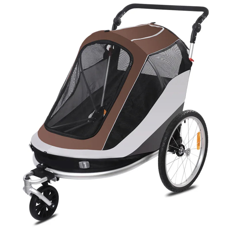 Spacious Pet Trailers - Connects to Bicycles