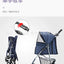 Pet Stroller with Sunroof -Foldable, lightweight, Single Handed, size S M L