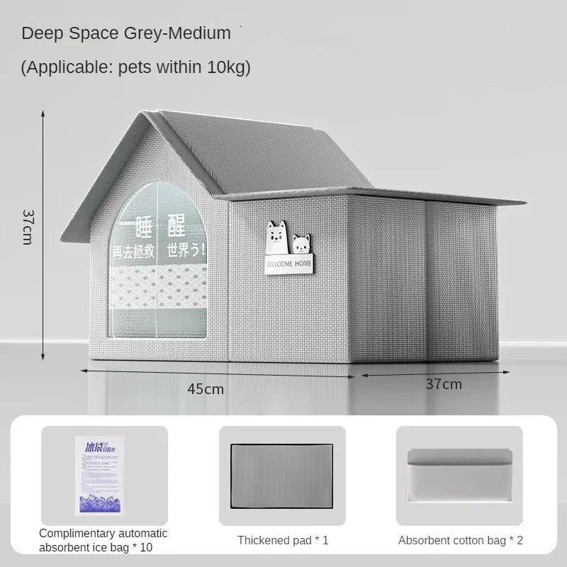 Cat Air Conditioning House Cat Litter Summer Cooling Summer Pets Four Seasons Ice House Small Dog Sleeping