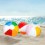 PVC Inflatable Beach Ball Swimming Pool Toy 40cm Big Rainbow Beach Ball 30cm Colourful Inflatable Pool Ball Kids
