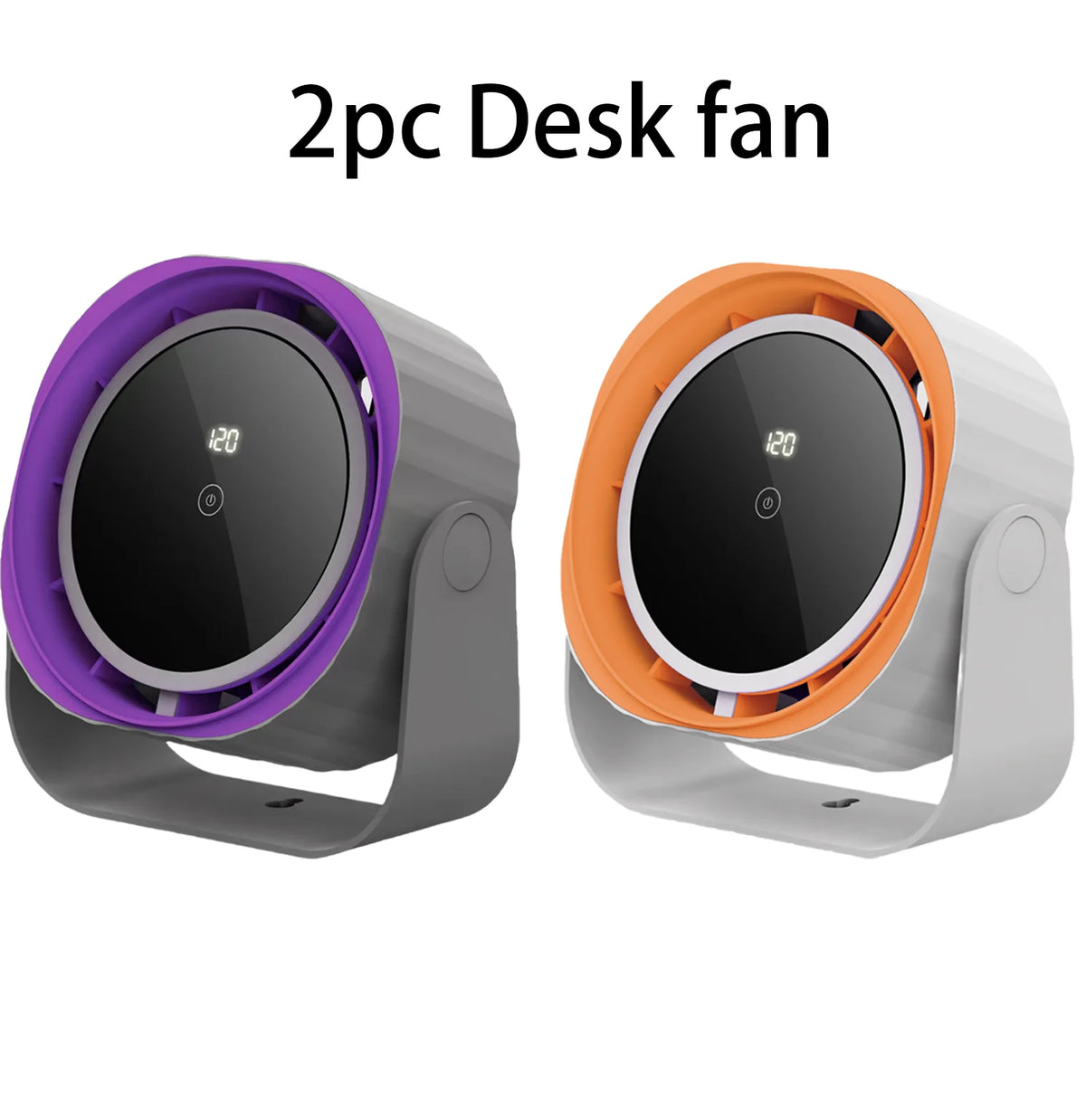 Clip on Fan for Bedroom 70ft Powerful Airflow 120 Speed Rechargeable 360° Adjustable 35db Quiet Table Desktop Fans for Summer