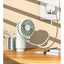 VISSKO Portable Mini Clip Fan USB Rechargeable Hand Held Fan Small Pocket Fan 3Speeds 1000mAh Multifunctional fan Ourdoor Summer