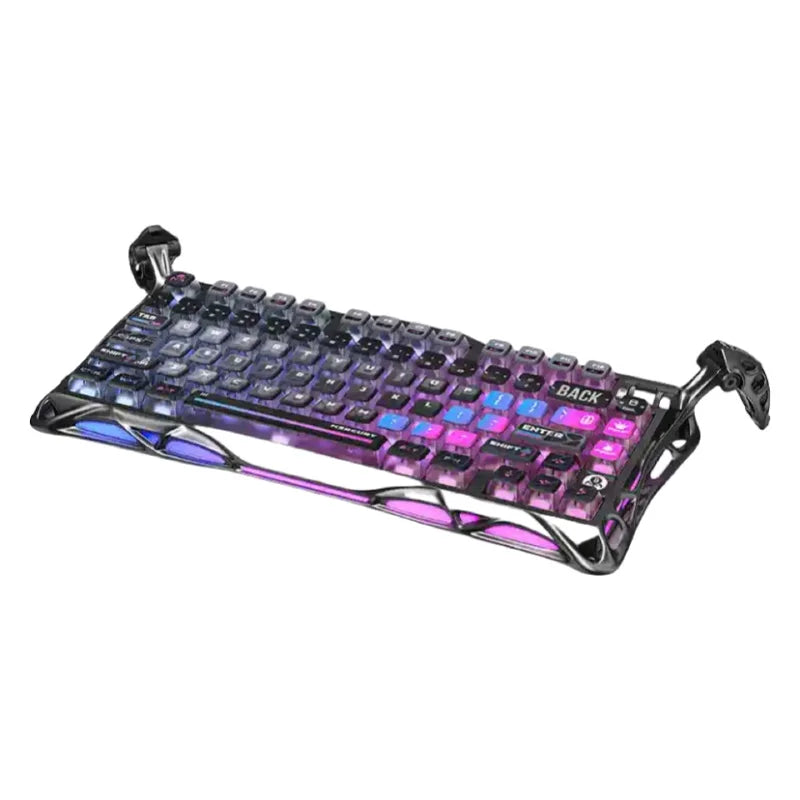 GravaStar 75k1pro Esports Gaming Mechanical Keyboard 79 Key Cyberpunk Theme Aluminum Alloy Keyboard Tablet Laptop Office Gaming