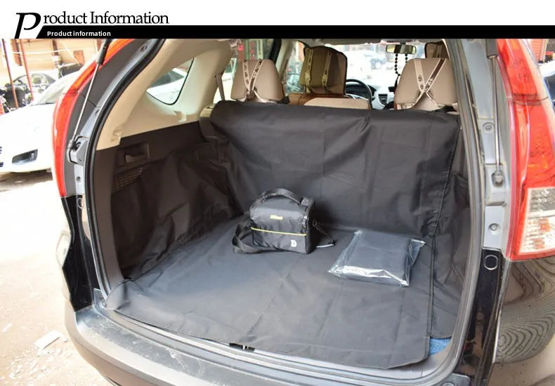 Car Boot Liner Protector For Dog Nonslip Waterproof Pet Cargo Cover Anti-Scratch Tear-Resistan Trunk Cover Mat Travel Universal