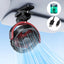 Eary Portable Car Clip On Fan Battery Operated 3 Speed Wind 900 Rotate Quiet Small Air Cooling Fan For Desk Camping Stroller Fan