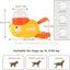 Dog Interactive Treat Dispenser Toy, Food Puzzle Slow Feeder, 2-in-1 Durable Cute Duck Shaped Design for Small Medium Dogs and Cats, Interactive IQ Training Reduces Bloating