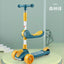 Cycling City 2-12 Years Old Children's Scooter Foldable Scooter With Music Light 3-wheel Scooter 4-speed Adjustable Balance Car