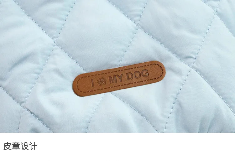 Jacket and Underwear Dog Clothes Autumn and Winter Clothes Small Medium Dog Fleece-lined Thickened Pet Vest Cotton Vest