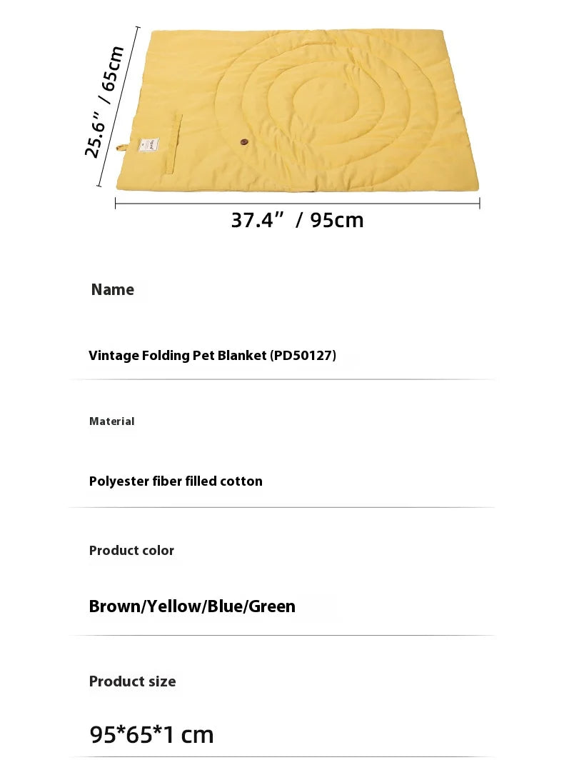 Foldable Dog Blanket, Waterproof Training Mat, Urine Absorbent Mat, Washable Outdoor Mat, Car Seat Cover, Portable Dog Mat