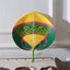 Handmade Bamboo Woven Fan Straw Woven Summer Cooling Hand Fan Creative Sunflower Fan Peach Heart Large Fan