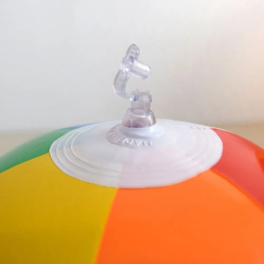 PVC Inflatable Beach Ball Swimming Pool Toy 40cm Big Rainbow Beach Ball 30cm Colourful Inflatable Pool Ball Kids