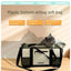 PUUROF Cat bag Going out portable warm dog bag Cat bag Shoulder carrier Cat car pet suitcase Pet backpack