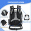 Dog Carrier Bag Pet Double Shoulder Backpack Sturdy Frame Breathable Foldable Dog Double Doors Bag Fits 20 lbs Pets Travel Set