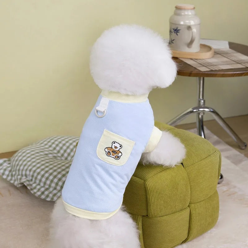 Summer Cool Dog Clothes New Dogs Pet Vest For Puppy Breathable Vest T-shirt Costume Bulldog Dog T-shirt Outdoor Pets Clothing