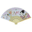 Portable Bamboo Folding Fan Bamboo Handle Japanese Style Props Fan Paper Home Decoration Fan
