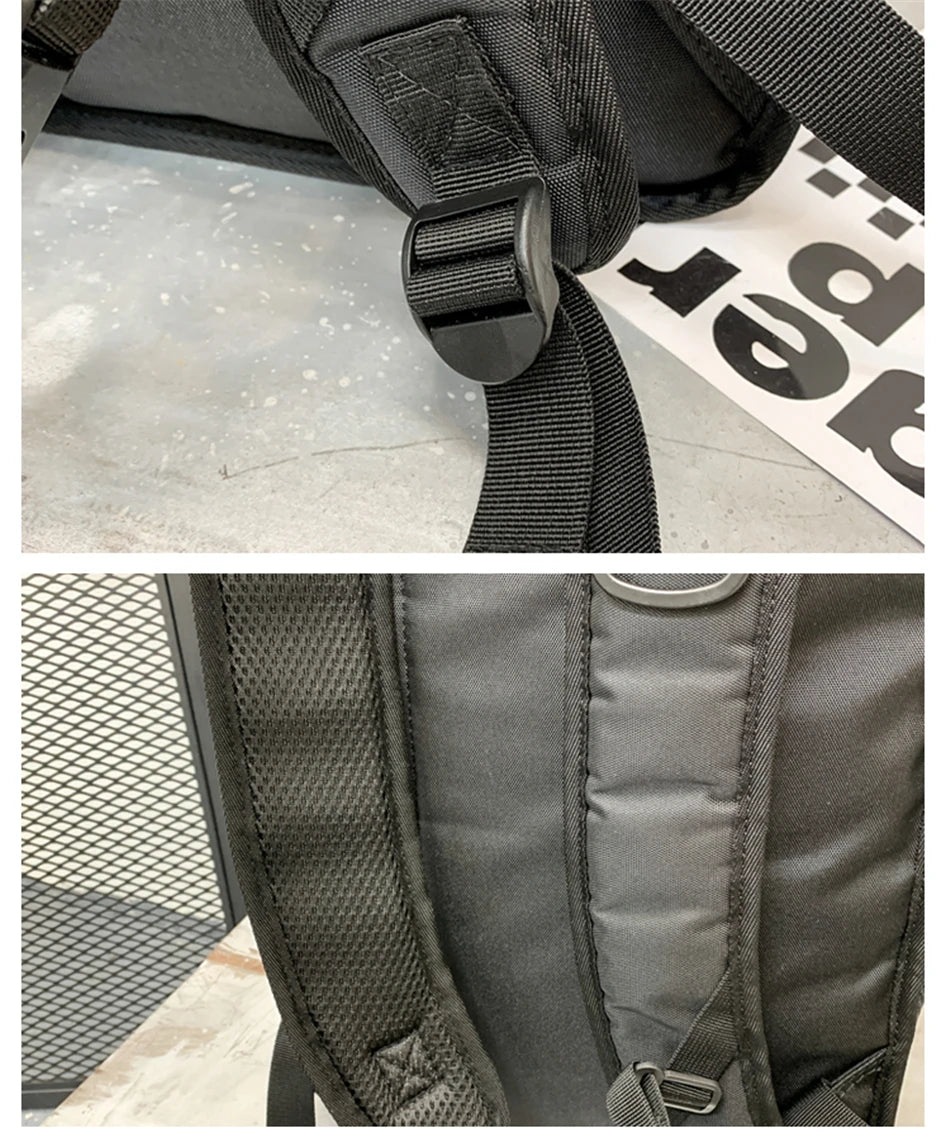 Youth Holographic Reflection Backpacks Fashion Urban Man Backpack Trend Brand Men's Travel Backpack Large Capacity School Bags