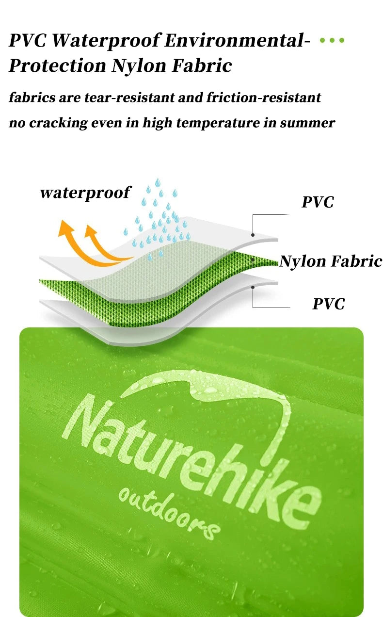 Naturehike Inflatable Open Swimming Buoy Tow Float Dry Bag Double Air Bag Swimming Bag Beach Water Sports Storage Dry Bag